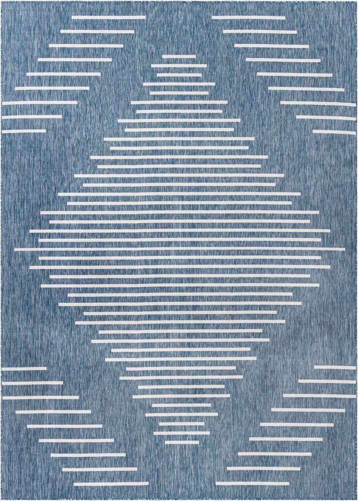 10' 8 x 10' 8 Easy-Clean Modern Indoor / Outdoor Square Rug