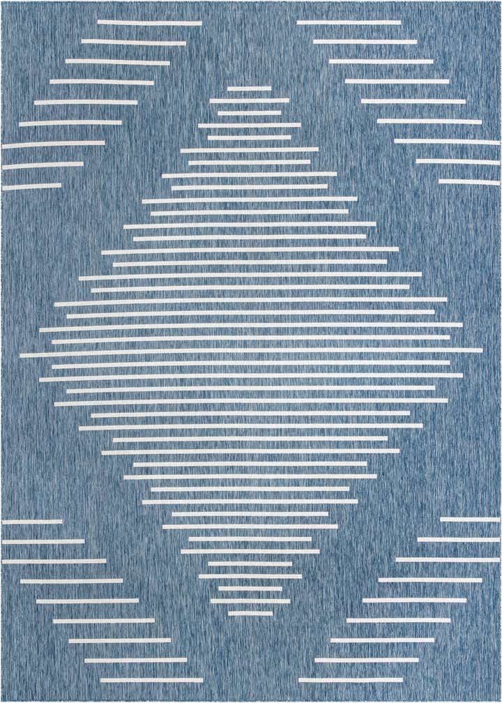 13' x 13' Easy-Clean Modern Indoor / Outdoor Square Rug