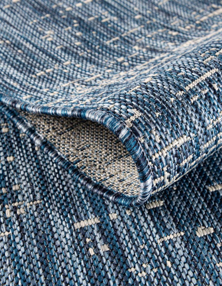 Detail image of 10' 8 x 10' 8 Easy-Clean Modern Indoor / Outdoor Square Rug