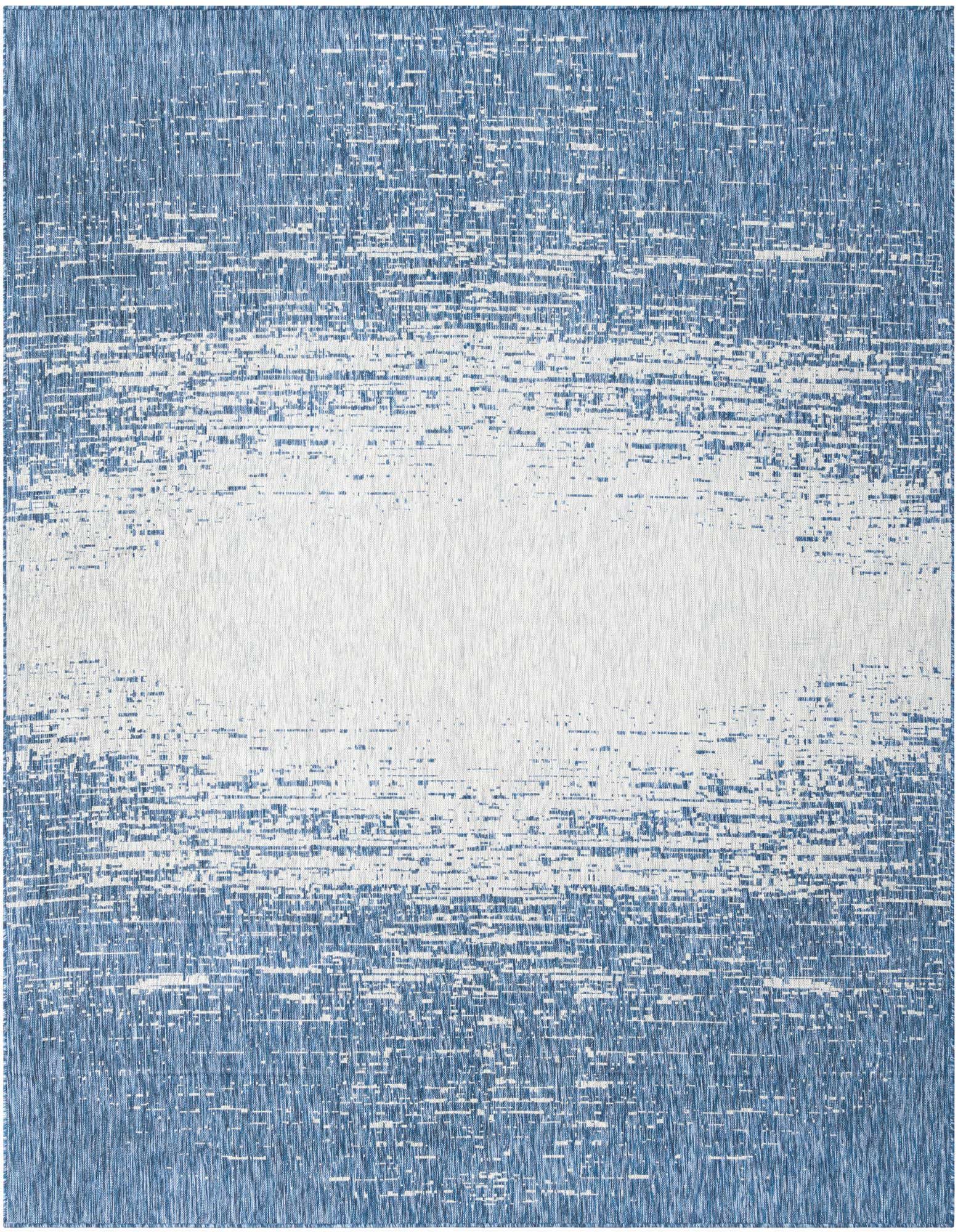 10' 8 x 10' 8 Easy-Clean Modern Indoor / Outdoor Square Rug