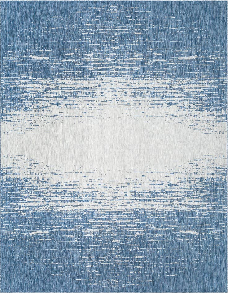 Detail image of 13' x 13' Easy-Clean Modern Indoor / Outdoor Square Rug