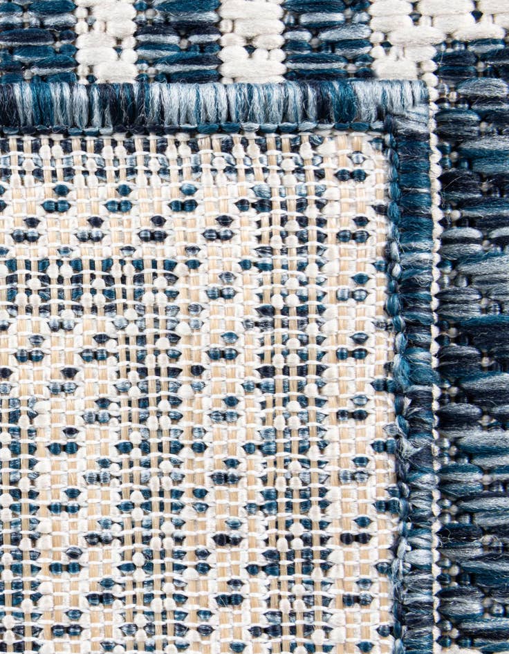 Detail image of 10' x 10' Easy-Clean Modern Indoor / Outdoor Square Rug