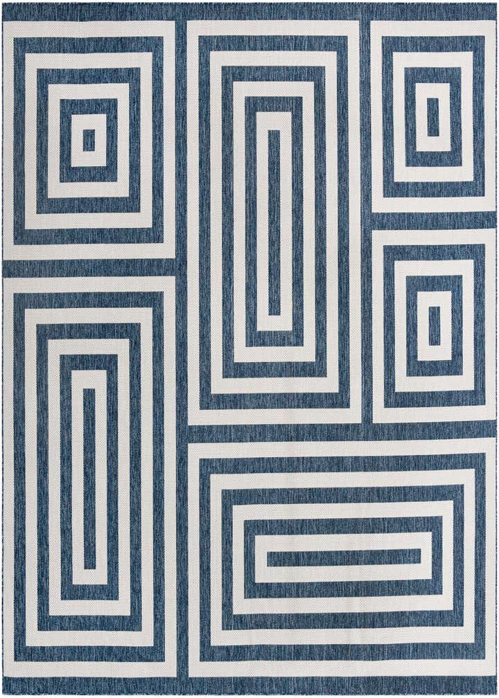 12' x 12' Easy-Clean Modern Indoor / Outdoor Square Rug