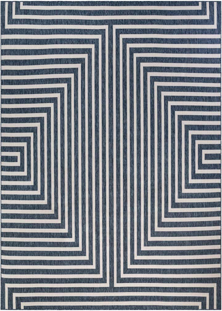 13' x 13' Easy-Clean Modern Indoor / Outdoor Square Rug