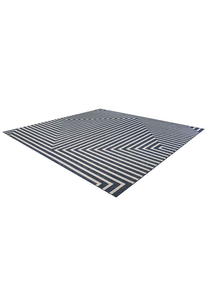 13' x 13' Easy-Clean Modern Indoor / Outdoor Square Rug