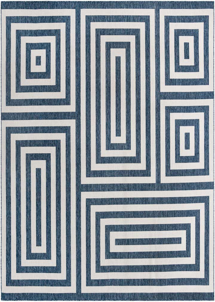 13' x 13' Easy-Clean Modern Indoor / Outdoor Square Rug