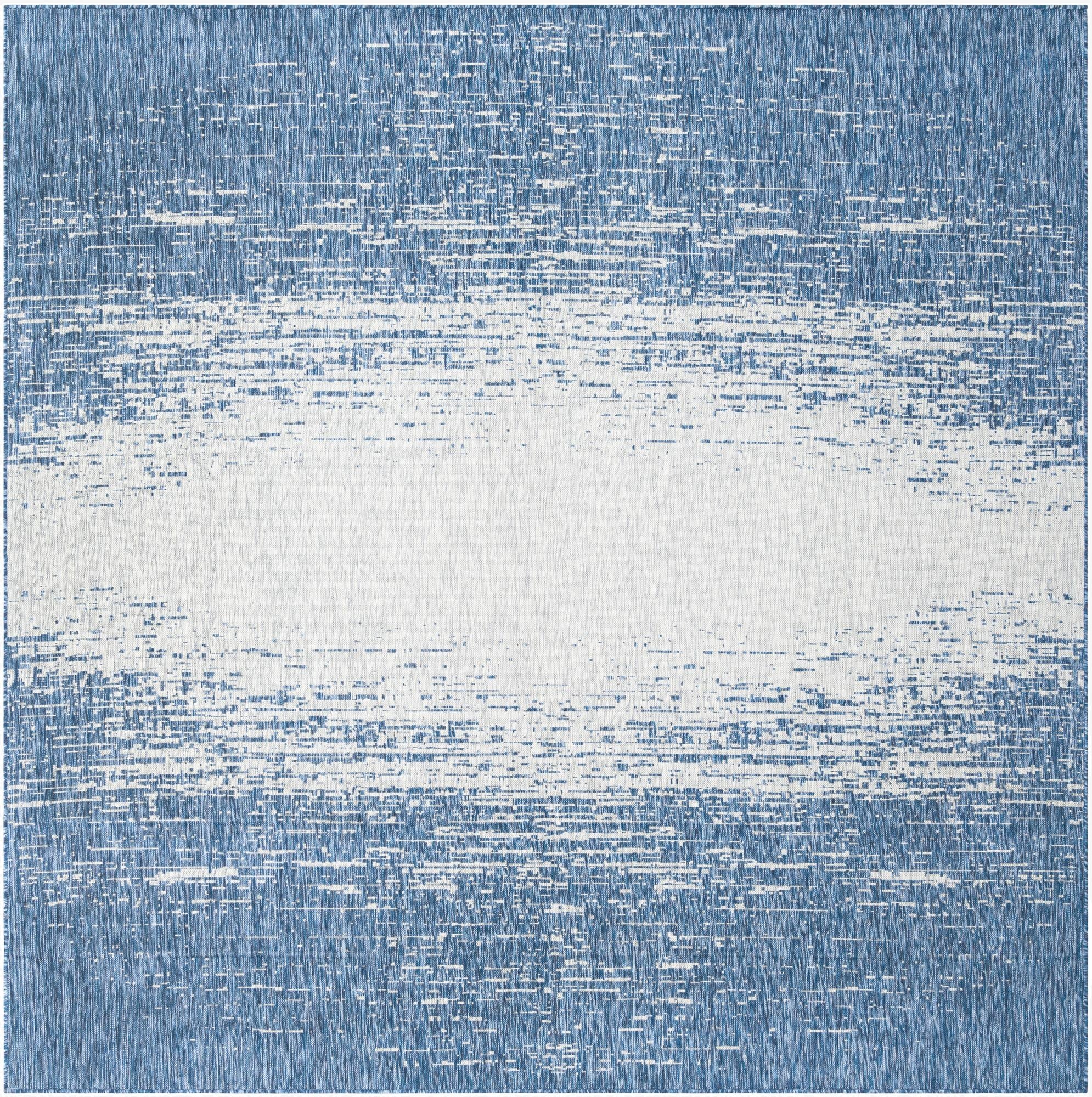 10' 8 x 10' 8  Washable Modern Indoor / Outdoor Square Rug