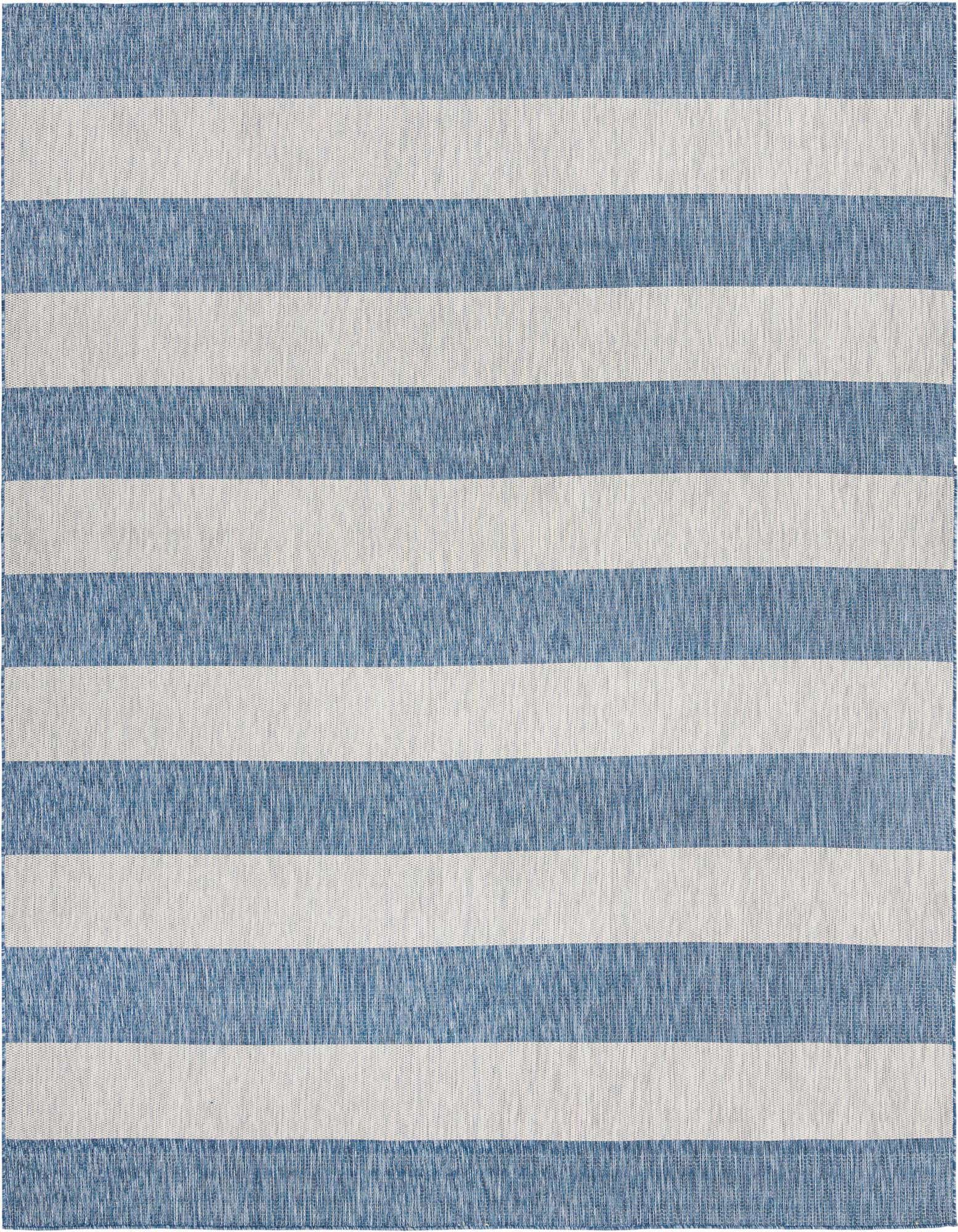 10' 8 x 10' 8 Easy-Clean Ribbon Indoor / Outdoor Square Rug