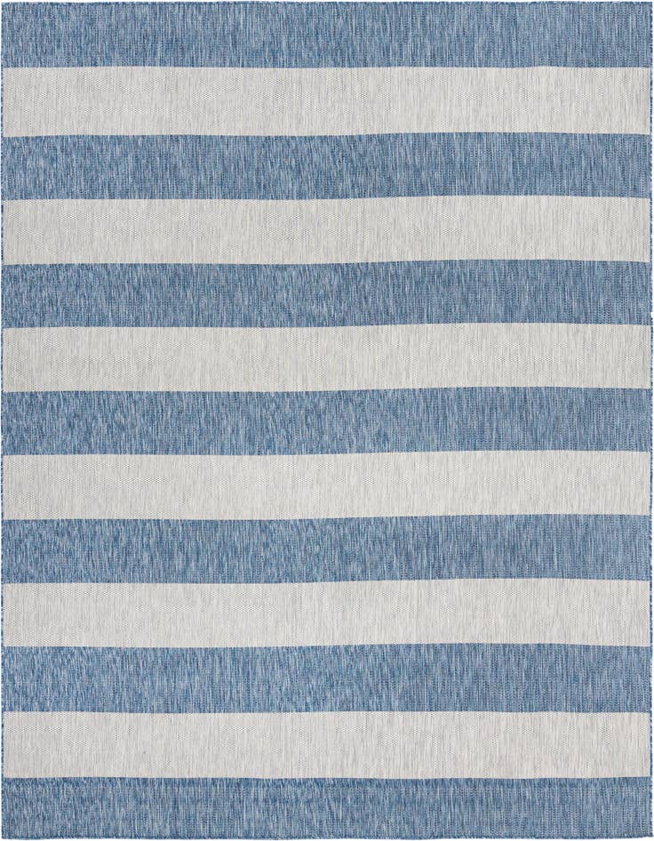 Detail image of 10' 8 x 10' 8 Easy-Clean Ribbon Indoor / Outdoor Square Rug