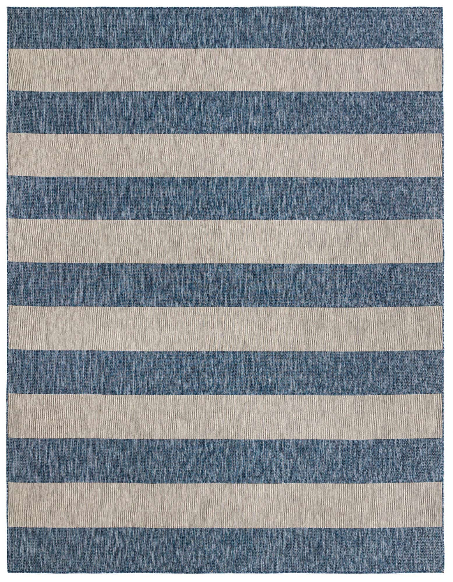13' x 13' Easy-Clean Ribbon Indoor / Outdoor Square Rug