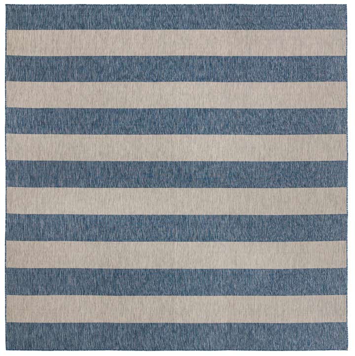 13' x 13' Easy-Clean Ribbon Indoor / Outdoor Square Rug
