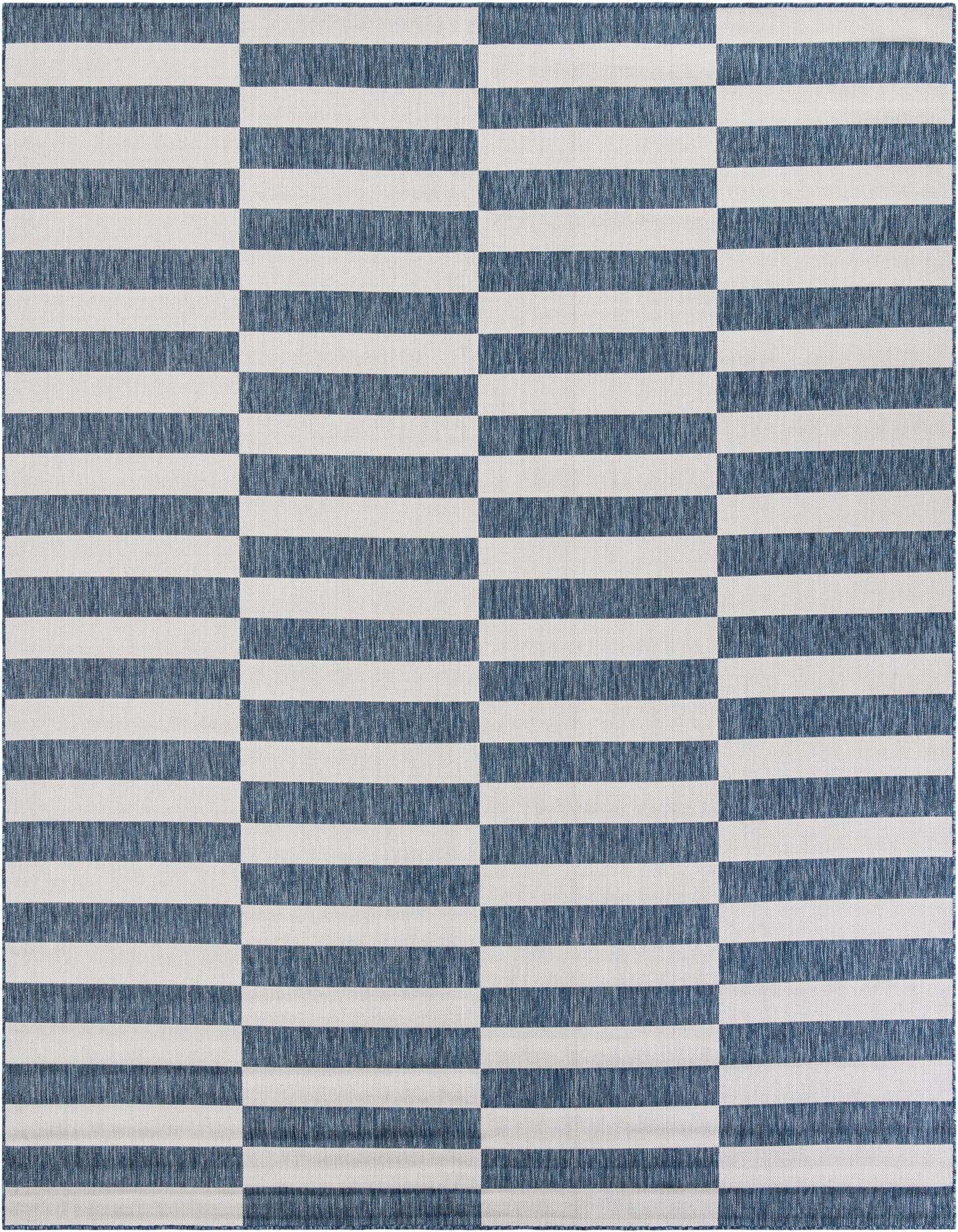 10' x 10' Easy-Clean Ribbon Indoor / Outdoor Square Rug