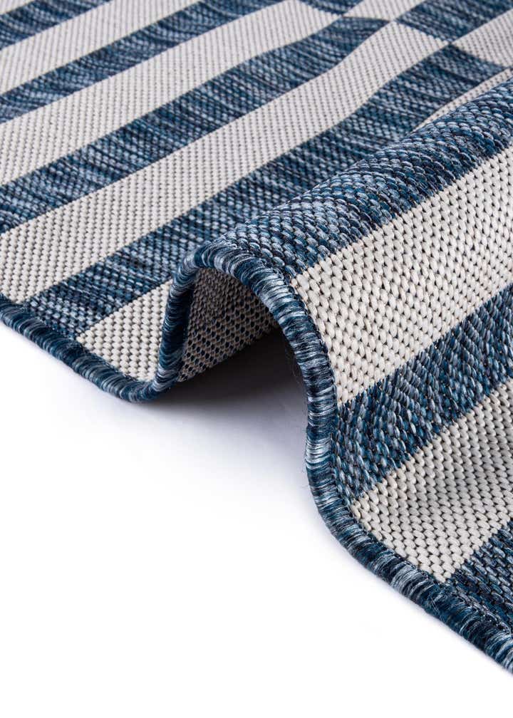 5' 3 x 5' 3 Easy-Clean Ribbon Indoor / Outdoor Square Rug