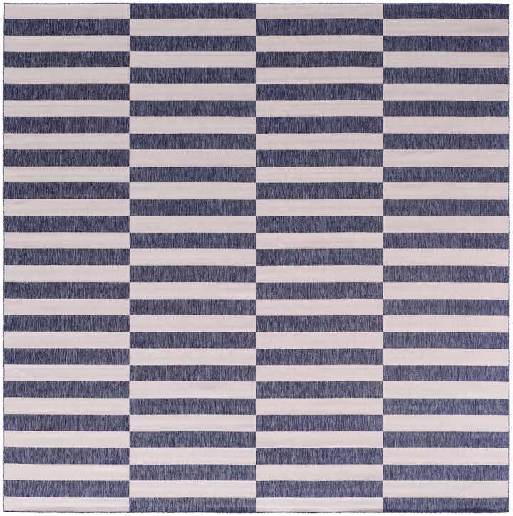 13' x 13' Easy-Clean Ribbon Indoor / Outdoor Square Rug
