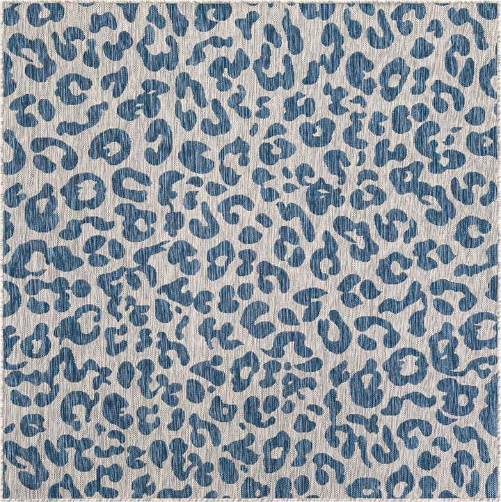 6' x 6' Easy-Clean Safari Indoor / Outdoor Square Rug