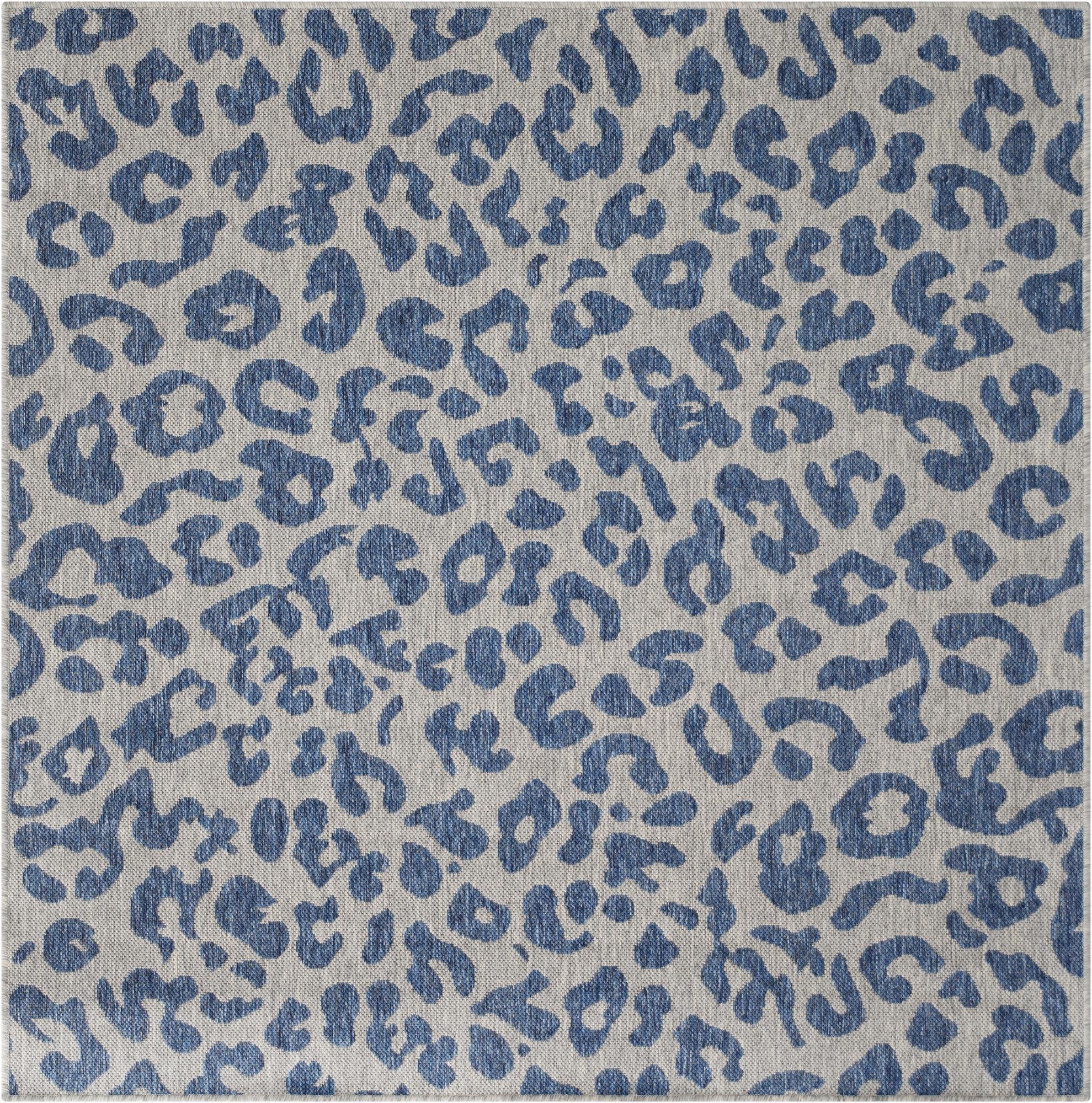 Primary image 5' 3 x 5' 3  Washable Safari Indoor / Outdoor Square Rug