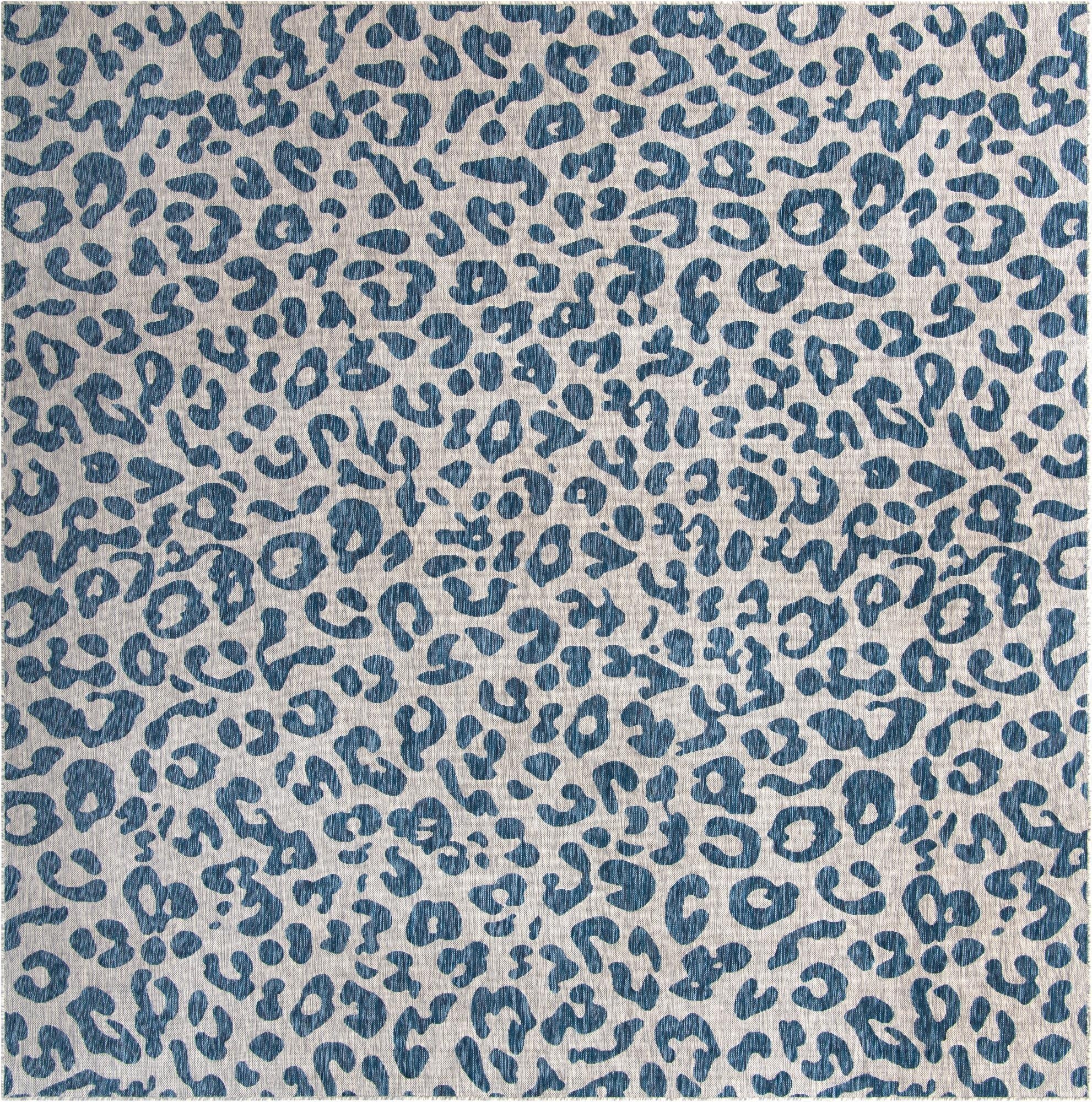 10' 8 x 10' 8  Washable Safari Indoor / Outdoor Square Rug