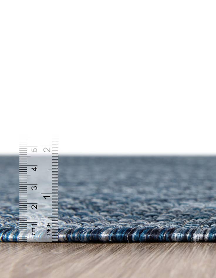 Detail image of 7' 10 x 7' 10 Easy-Clean Solid Indoor / Outdoor Square Rug