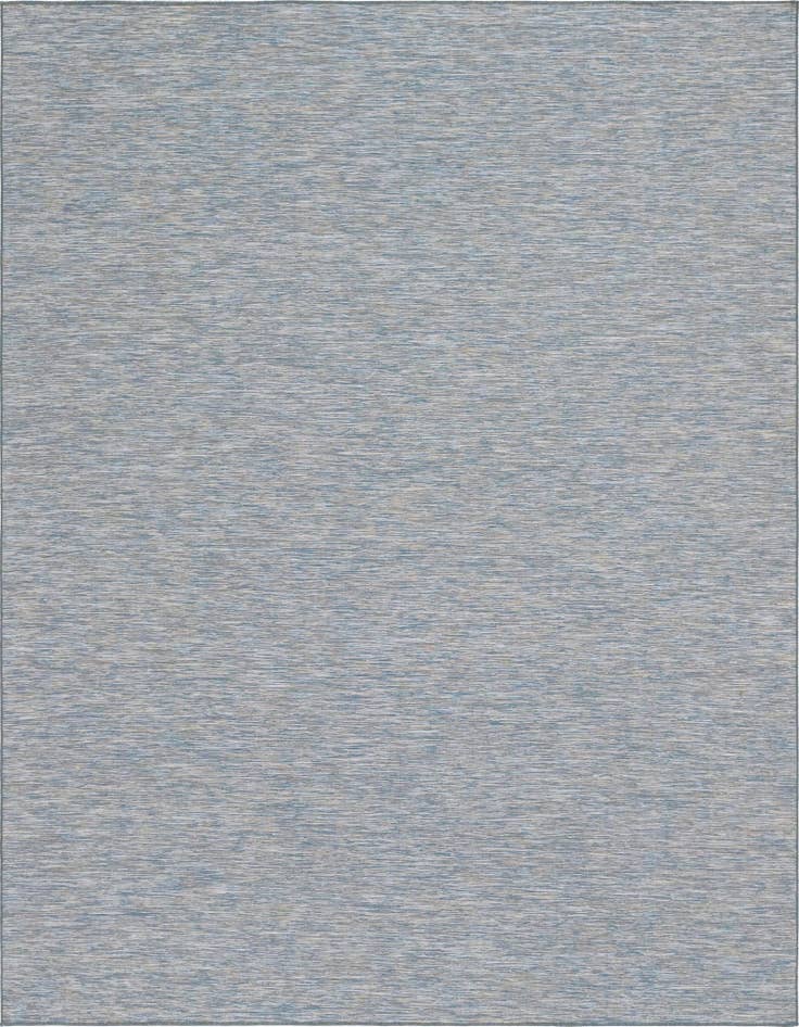 Detail image of 10' 2 x 10' 3 Easy-Clean Solid Indoor / Outdoor Square Rug