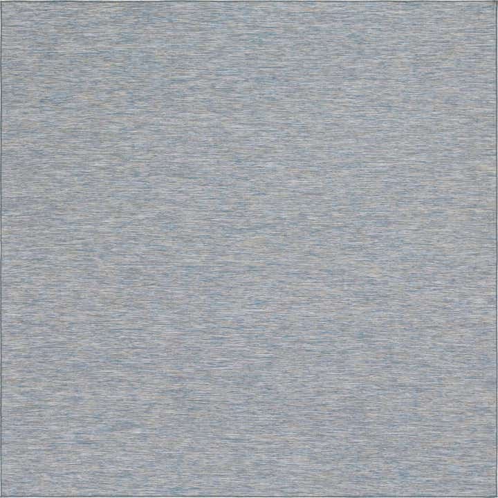 10' 2 x 10' 3 Easy-Clean Solid Indoor / Outdoor Square Rug