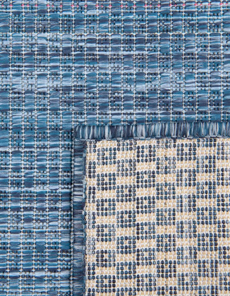 Detail image of 7' 10 x 7' 10 Easy-Clean Solid Indoor / Outdoor Square Rug