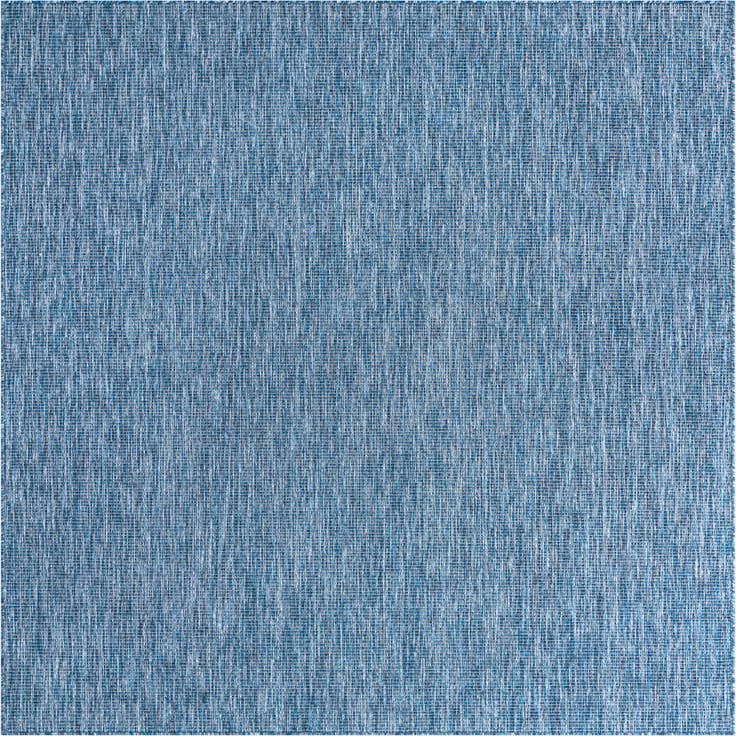 Detail image of 7' 10 x 7' 10 Easy-Clean Solid Indoor / Outdoor Square Rug