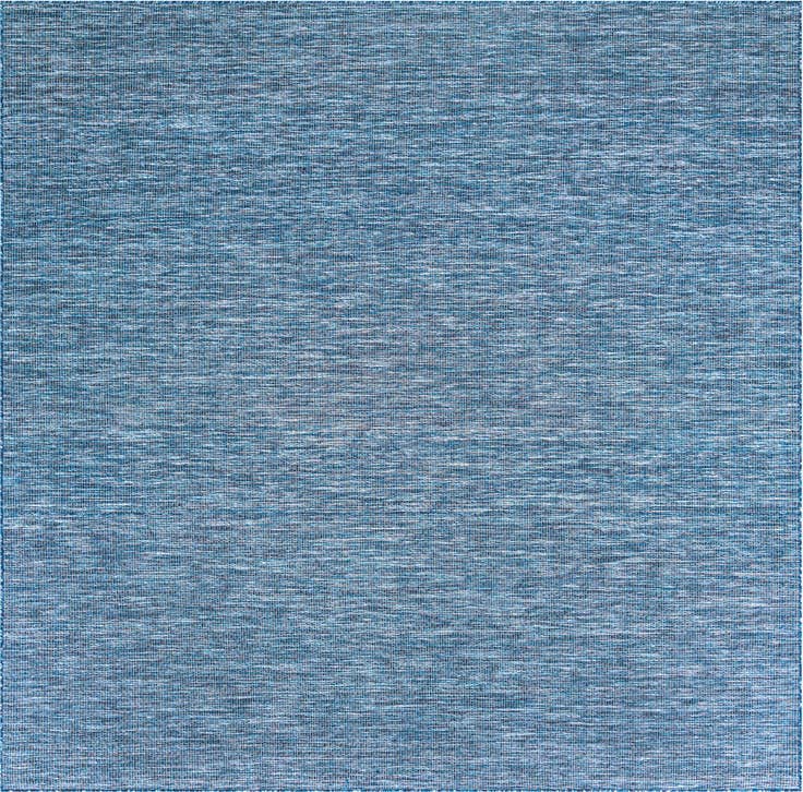 Detail image of 10' x 10' Easy-Clean Solid Indoor / Outdoor Square Rug