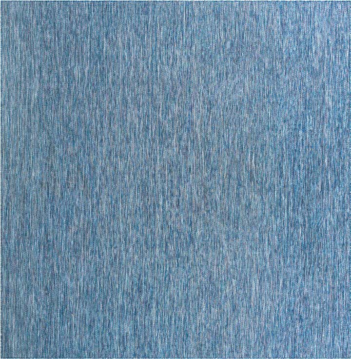 12' x 12' Easy-Clean Solid Indoor / Outdoor Square Rug