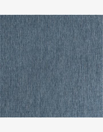 7' 10 x 7' 10 Easy-Clean Solid Indoor / Outdoor Square Rug