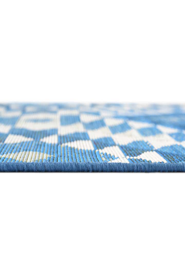 6' x 6' Easy-Clean Southwestern Indoor / Outdoor Square Rug