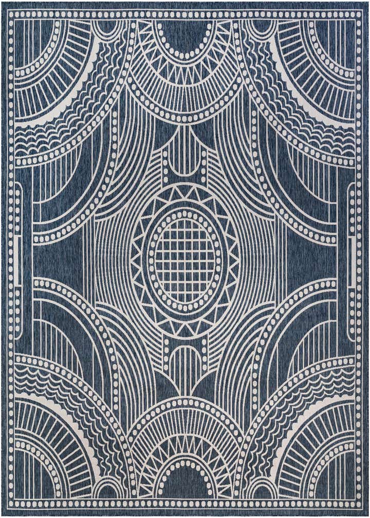 13' x 13' Easy-Clean Traditional Indoor / Outdoor Square Rug