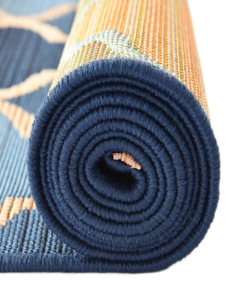 Detail image of 6' x 6'  Washable Trellis Indoor / Outdoor Square Rug