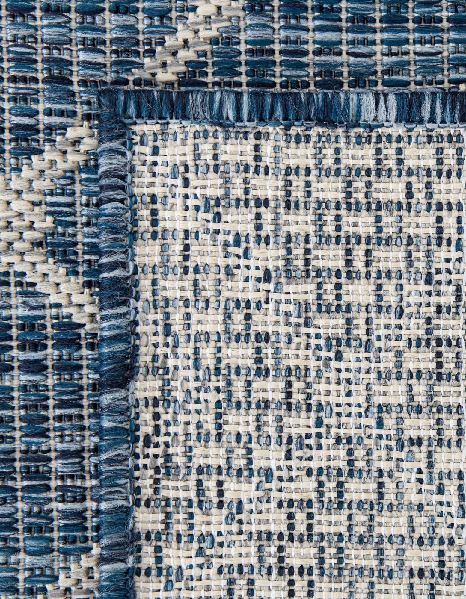 13' x 13' Easy-Clean Trellis Indoor / Outdoor Square Rug