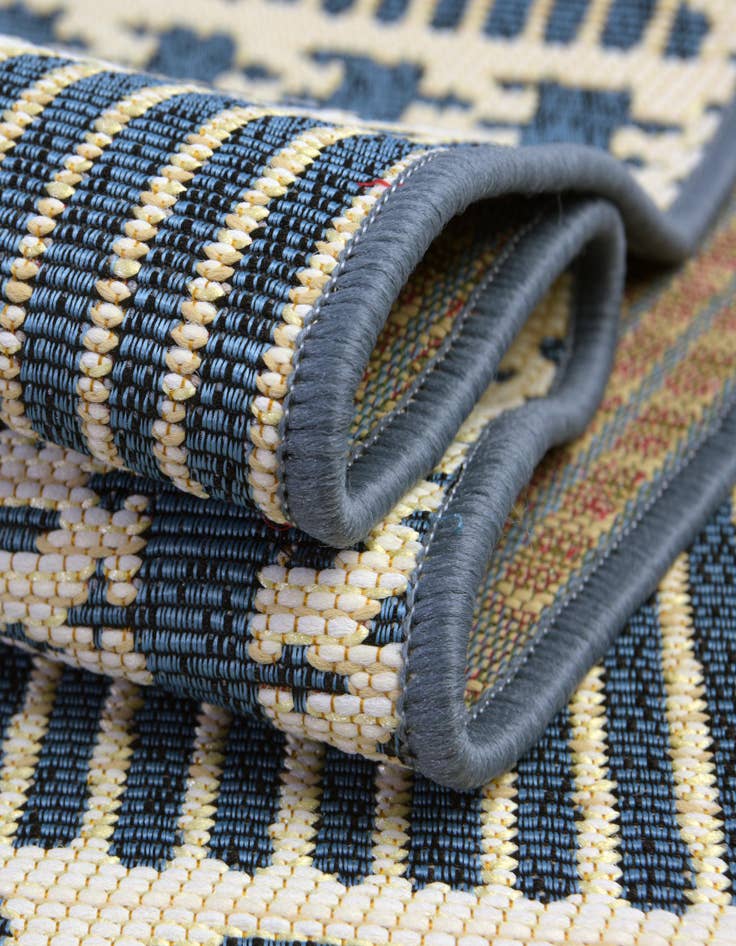 Detail image of 6' x 6'  Washable Trellis Indoor / Outdoor Square Rug