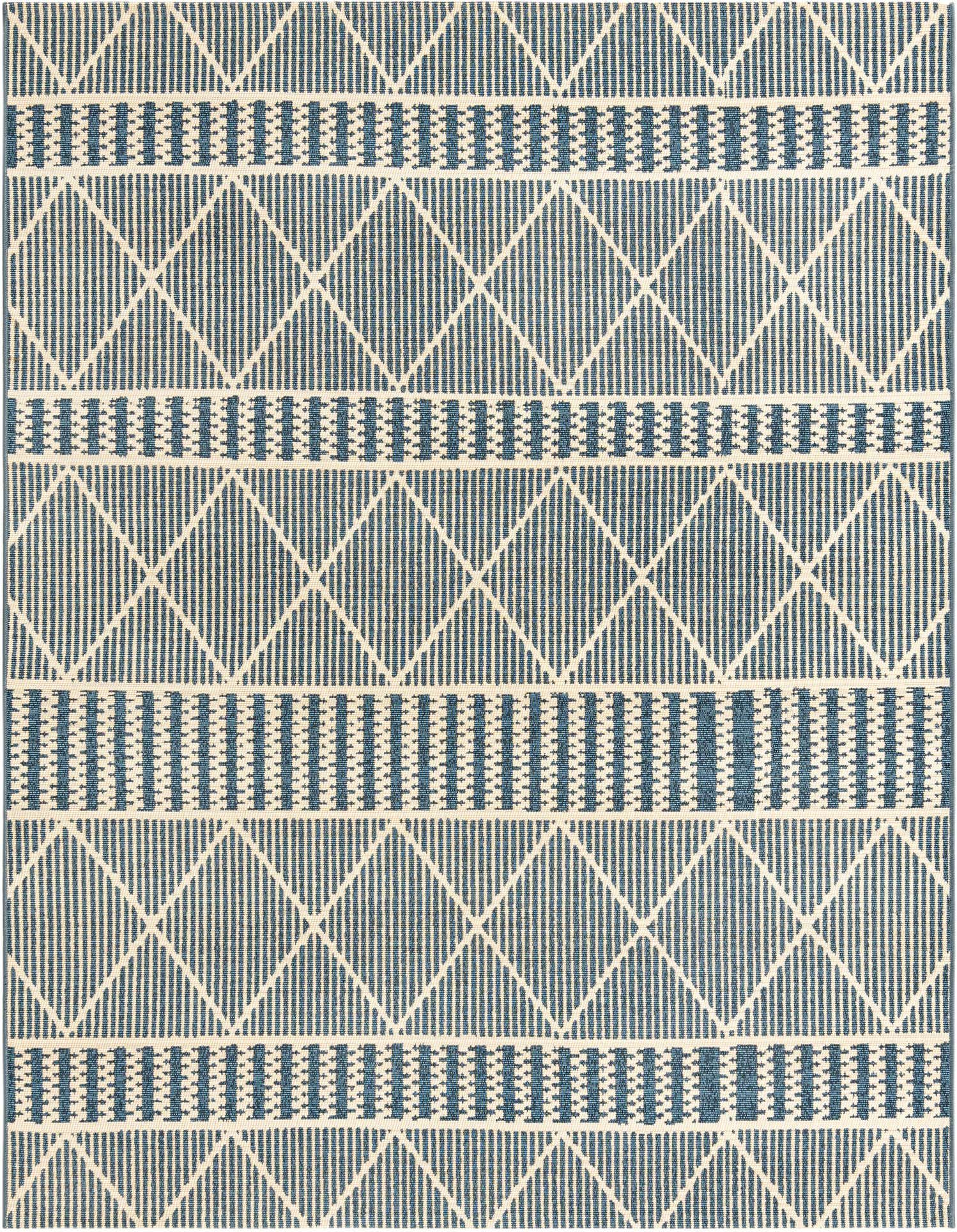 6' x 6' Easy-Clean Trellis Indoor / Outdoor Square Rug