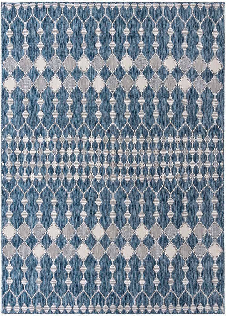 10' x 10' Easy-Clean Trellis Indoor / Outdoor Square Rug