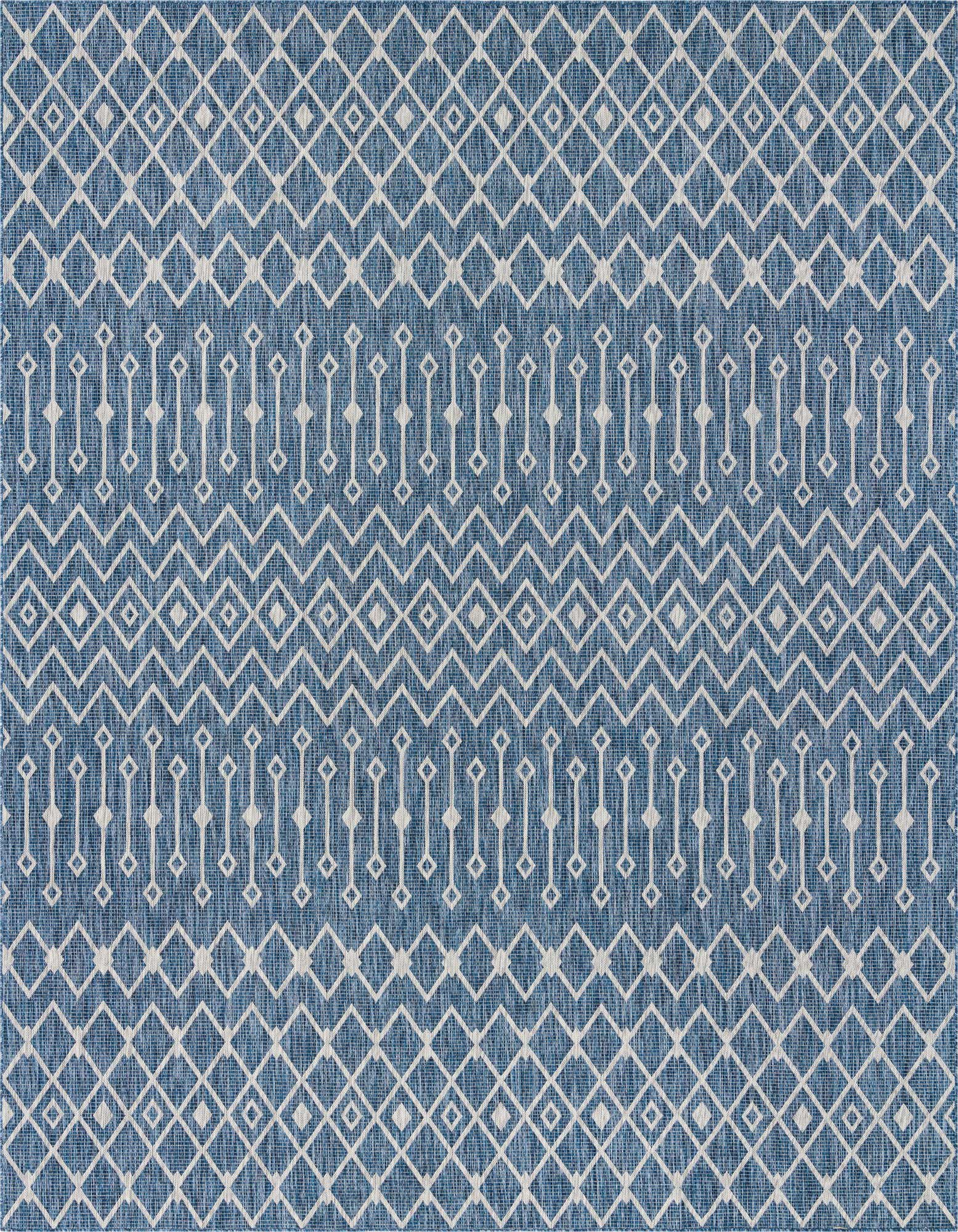 13' x 13' Easy-Clean Trellis Indoor / Outdoor Square Rug