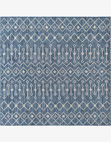 6' x 6' Easy-Clean Trellis Indoor / Outdoor Square Rug
