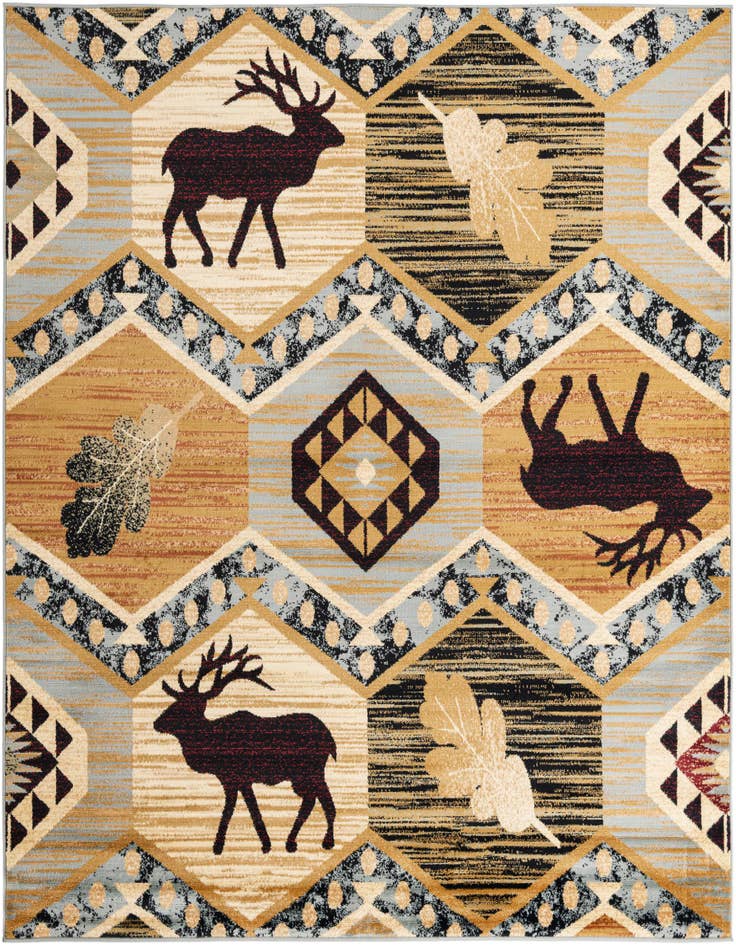 Detail image of 7' 10 x 7' 10 Pioneer Square Rug