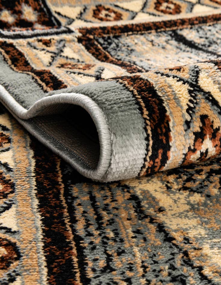 Detail image of 5' 3 x 5' 3 Pioneer Square Rug