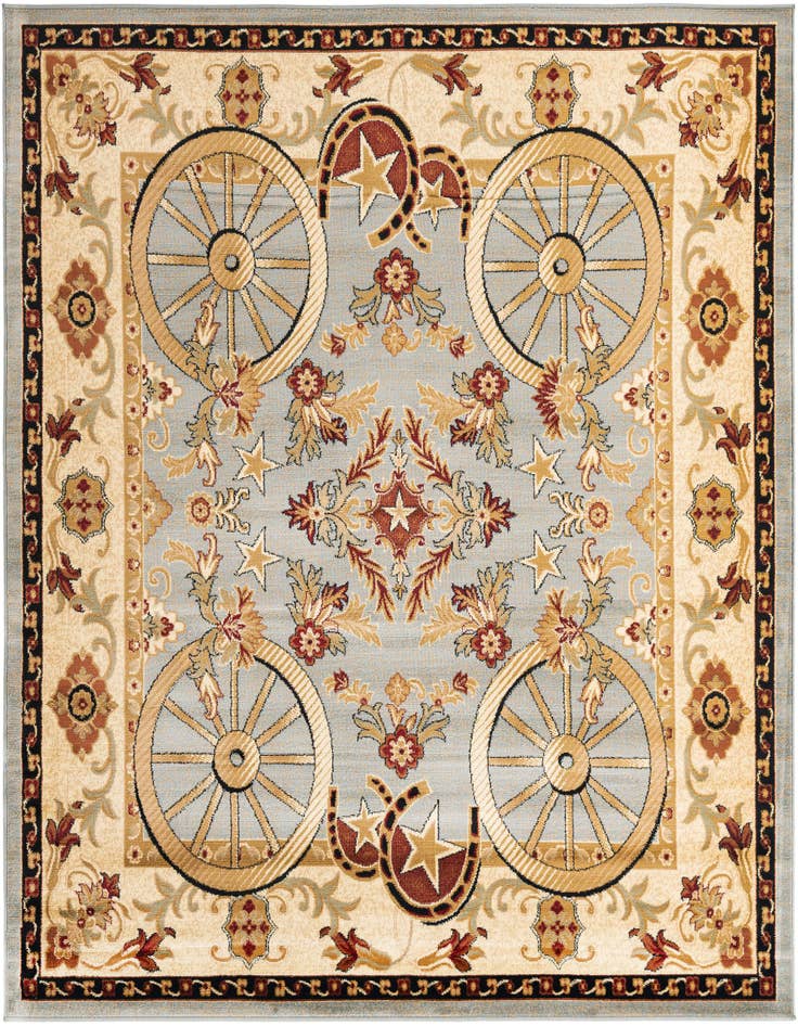 Detail image of 7' 10 x 7' 10 Pioneer Square Rug