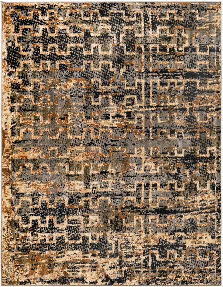 Detail image of 5' 3 x 5' 3 Saturn Square Rug