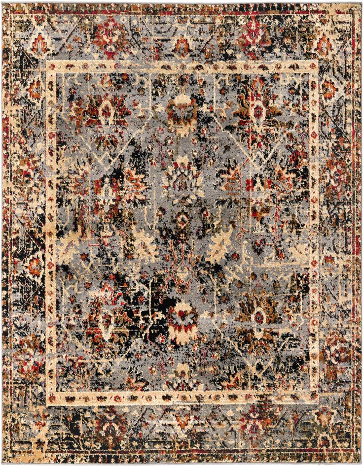 Detail image of 5' 3 x 5' 3 Saturn Square Rug