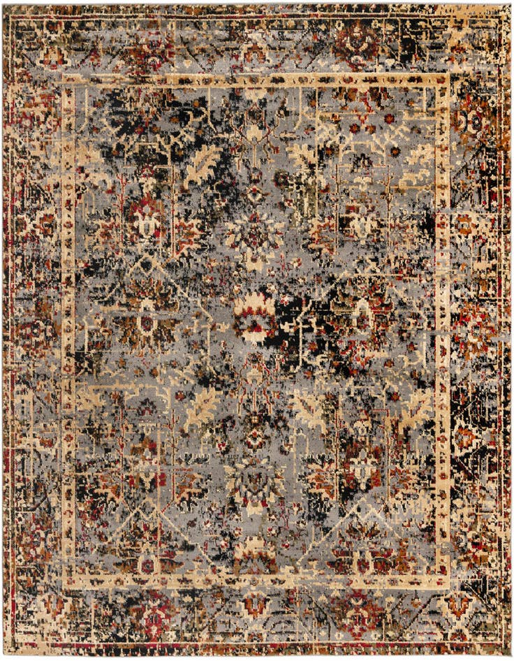 Detail image of 7' 10 x 7' 10 Saturn Square Rug