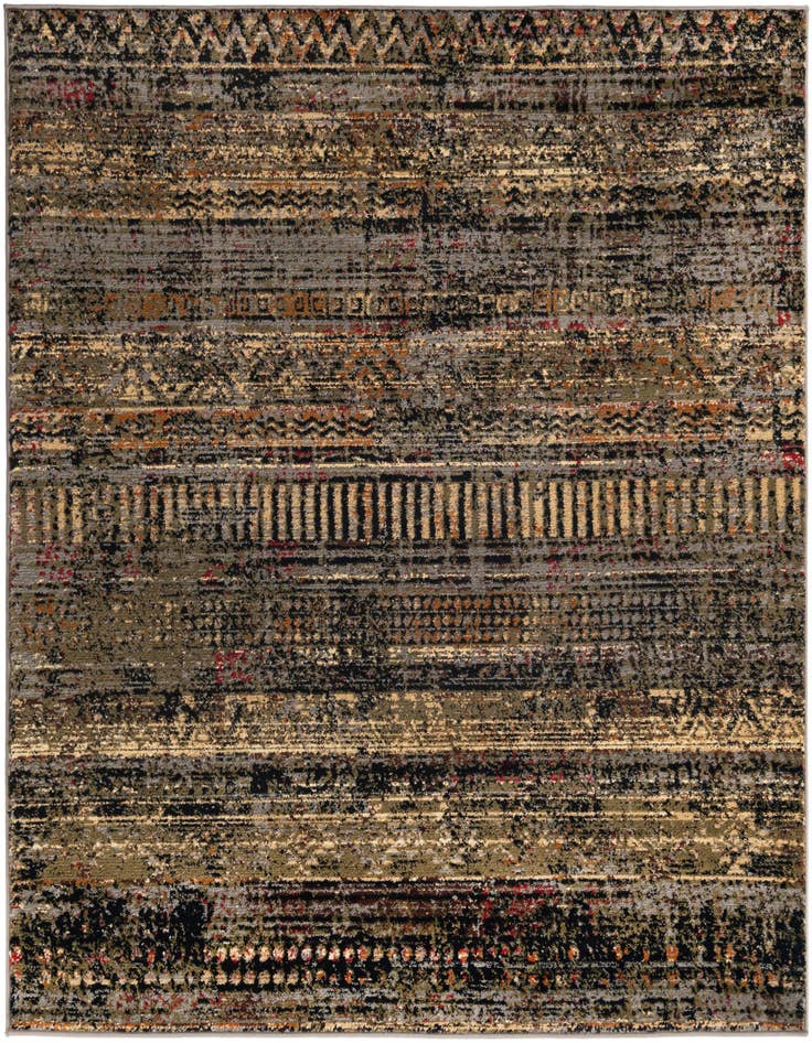 Detail image of 5' 3 x 5' 3 Saturn Square Rug