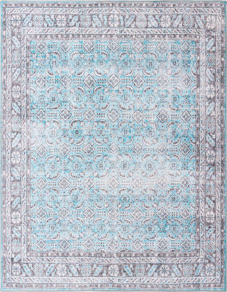 Detail image of 7' 6 x 7' 6 Washable Timeless Square Rug