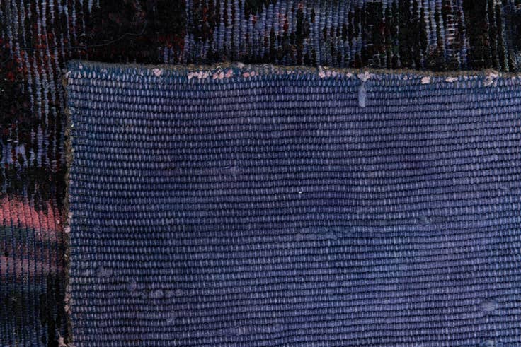 Detail image of 4' 2 x 4' 3 Hand Knotted Ultra Vintage Persian Wool Square Rug