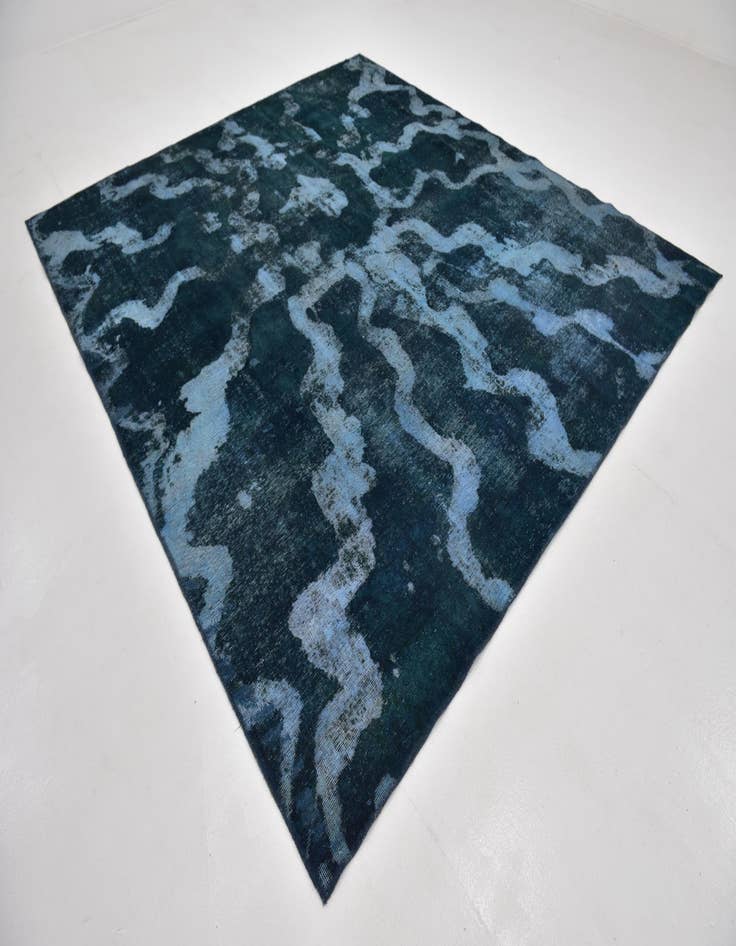 Detail image of 8' 10 x 9' 9  Hand Knotted Ultra Vintage Persian Wool Square Rug