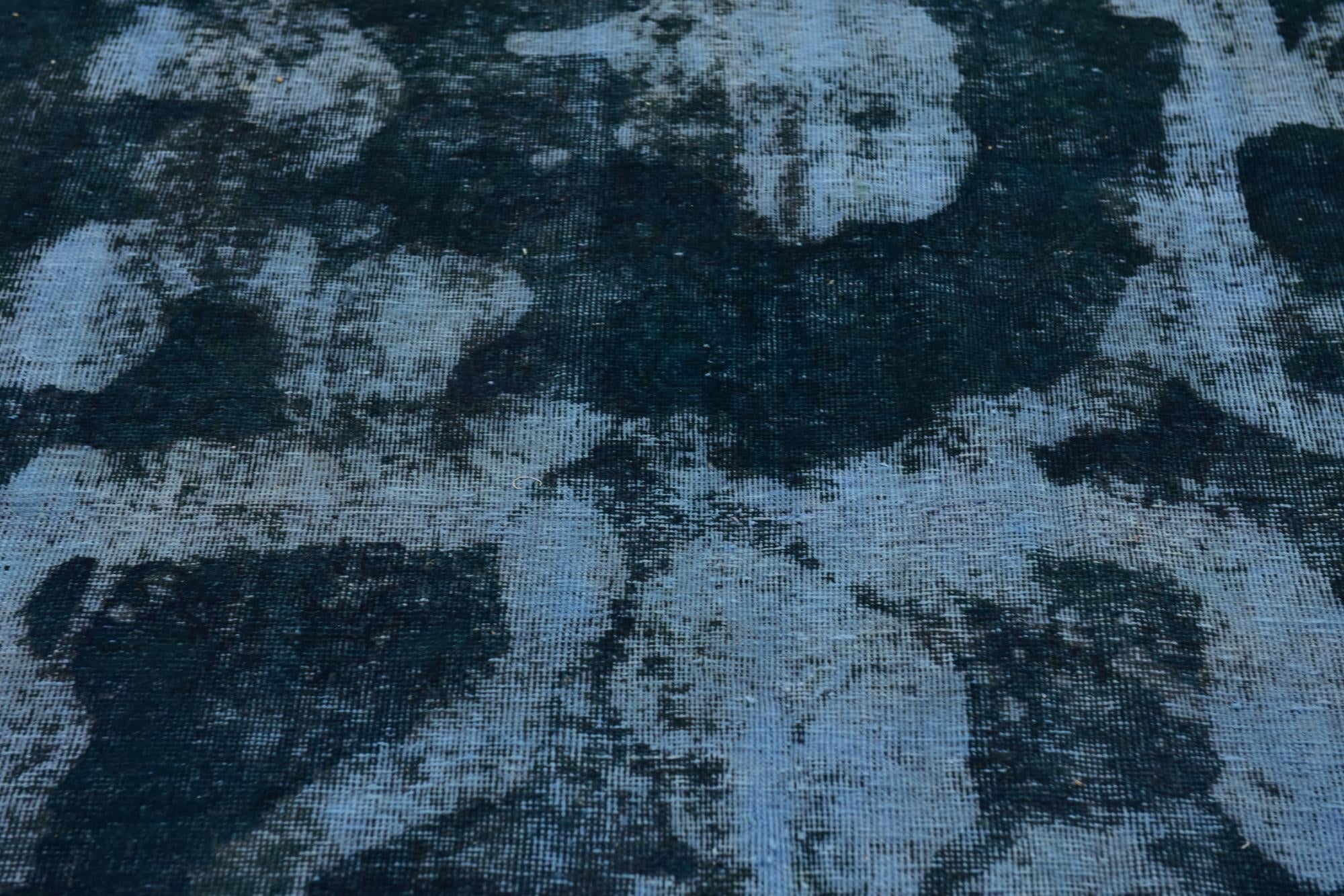 8' 10 x 9' 9 Hand Knotted Ultra Vintage Persian Wool Square Rug