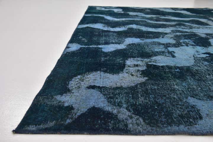 8' 10 x 9' 9 Hand Knotted Ultra Vintage Persian Wool Square Rug